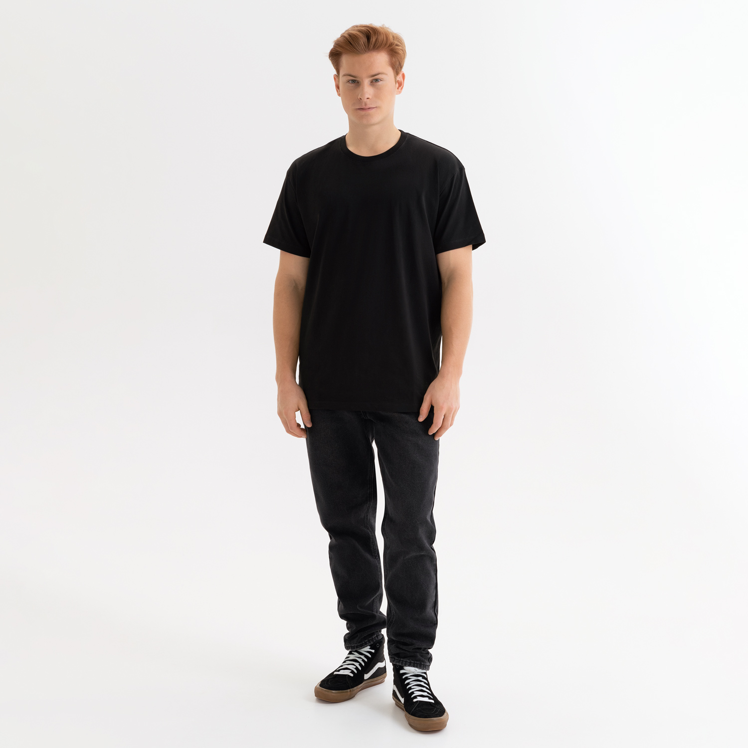 Футболка унисекс Крис (Kris), 150 гр., черная, размер XXXL