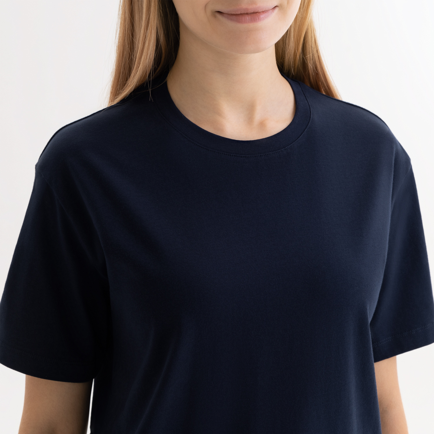Футболка унисекс Крис (Kris), 150 гр., темно-синяя, размер XL