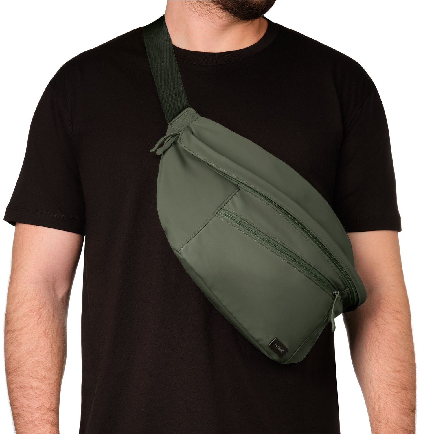 Сумка через плечо (cross body) Бостон (Boston), зеленая