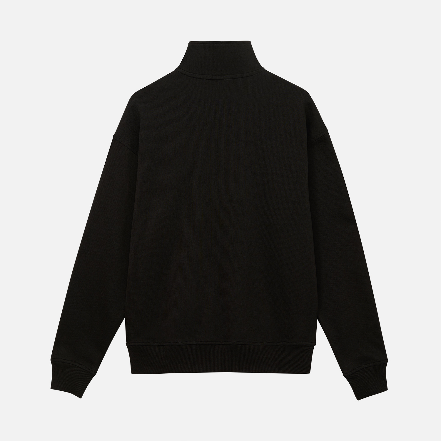 Толстовка на молнии унисекс Флоу (Flow), черная, размер 3XL/4XL