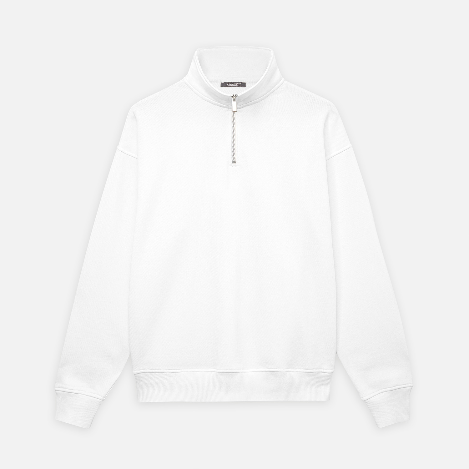 Толстовка на молнии унисекс Флоу (Flow), белая, размер XL/2XL