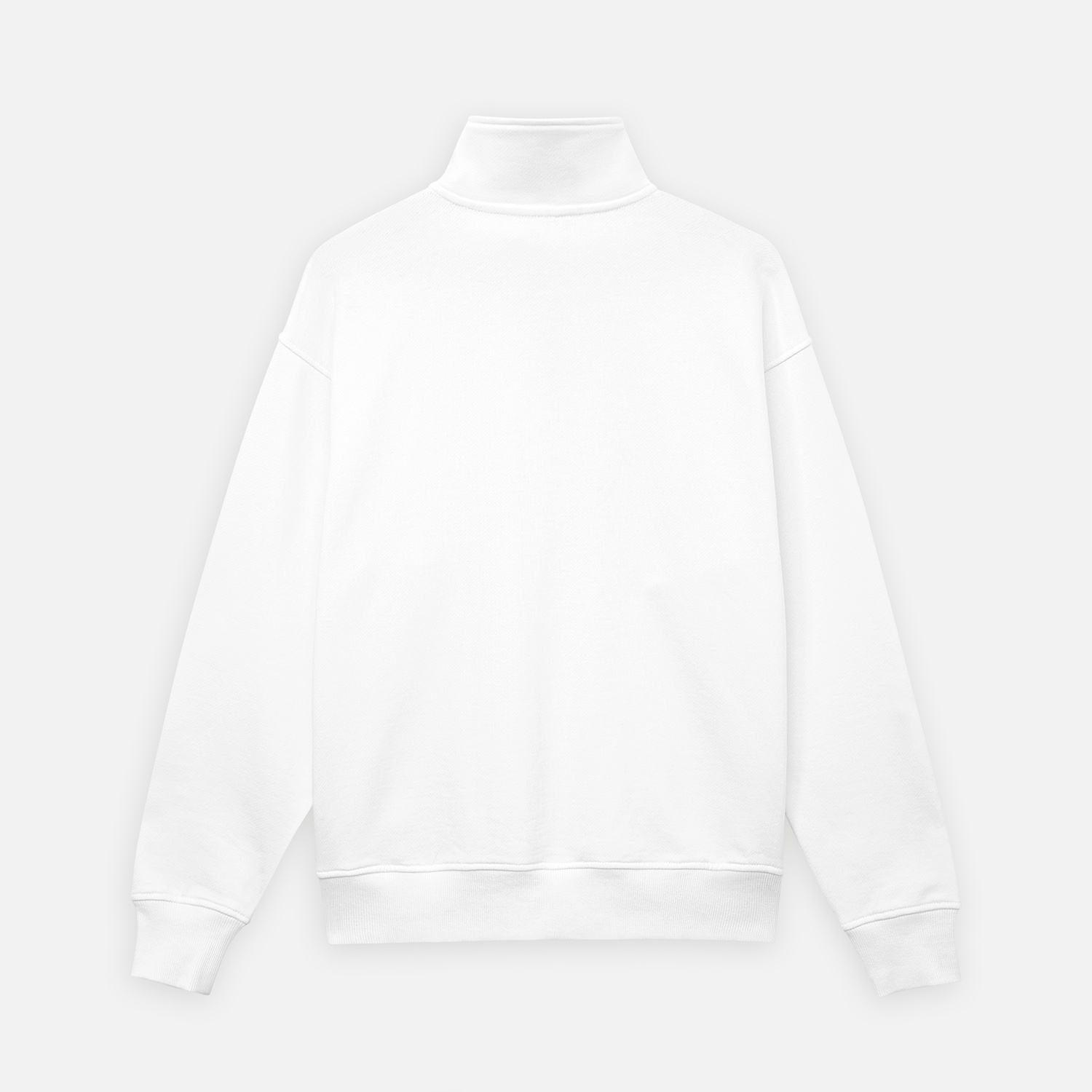 Толстовка на молнии унисекс Флоу (Flow), белая, размер 3XL/4XL