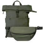 Подарочный набор Бостон (Boston), зеленый (рюкзак, сумка через плечо (cross body)