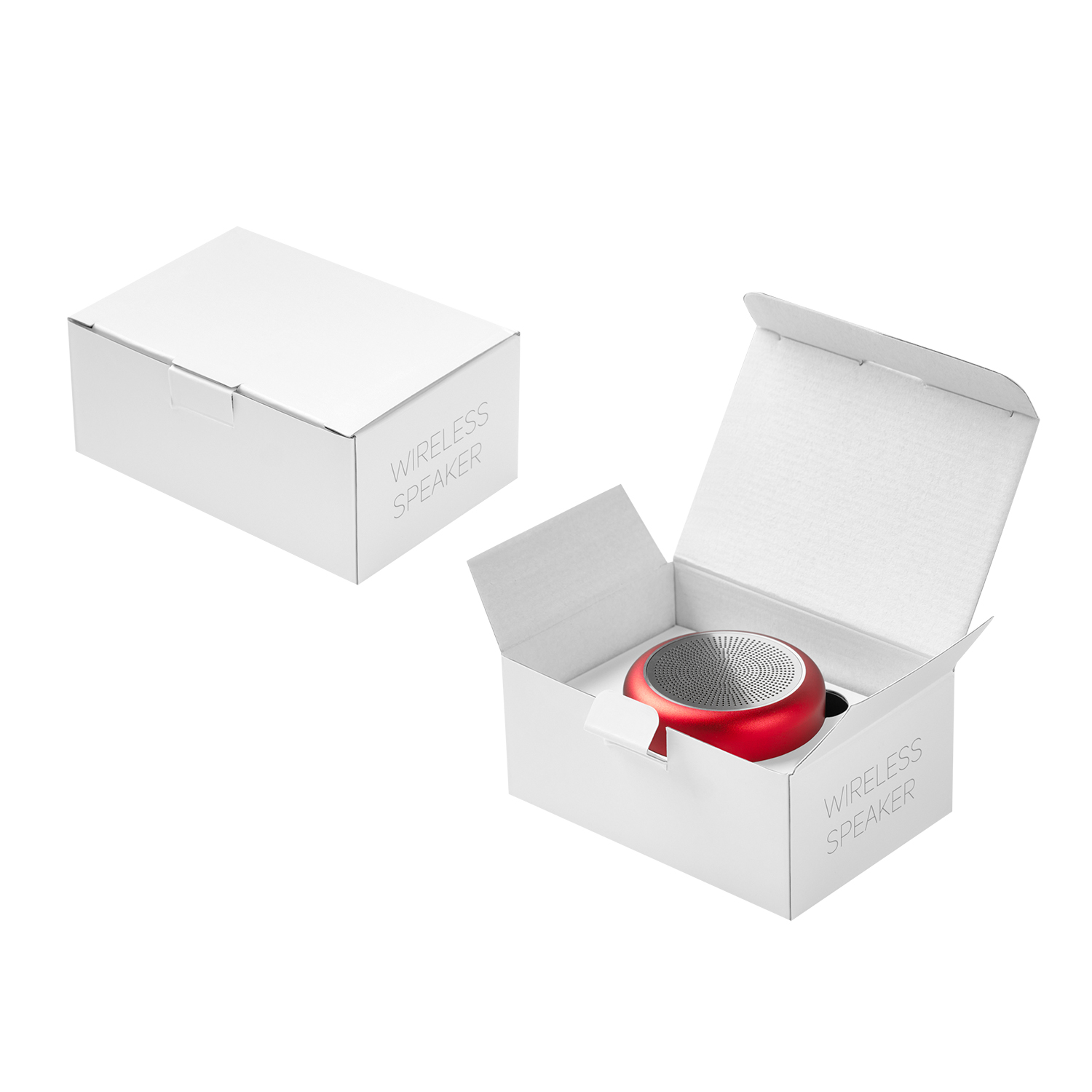 Беспроводная колонка Пэшн (Passion) 80dB 600 mAh (Bluetooth 5.4), красная