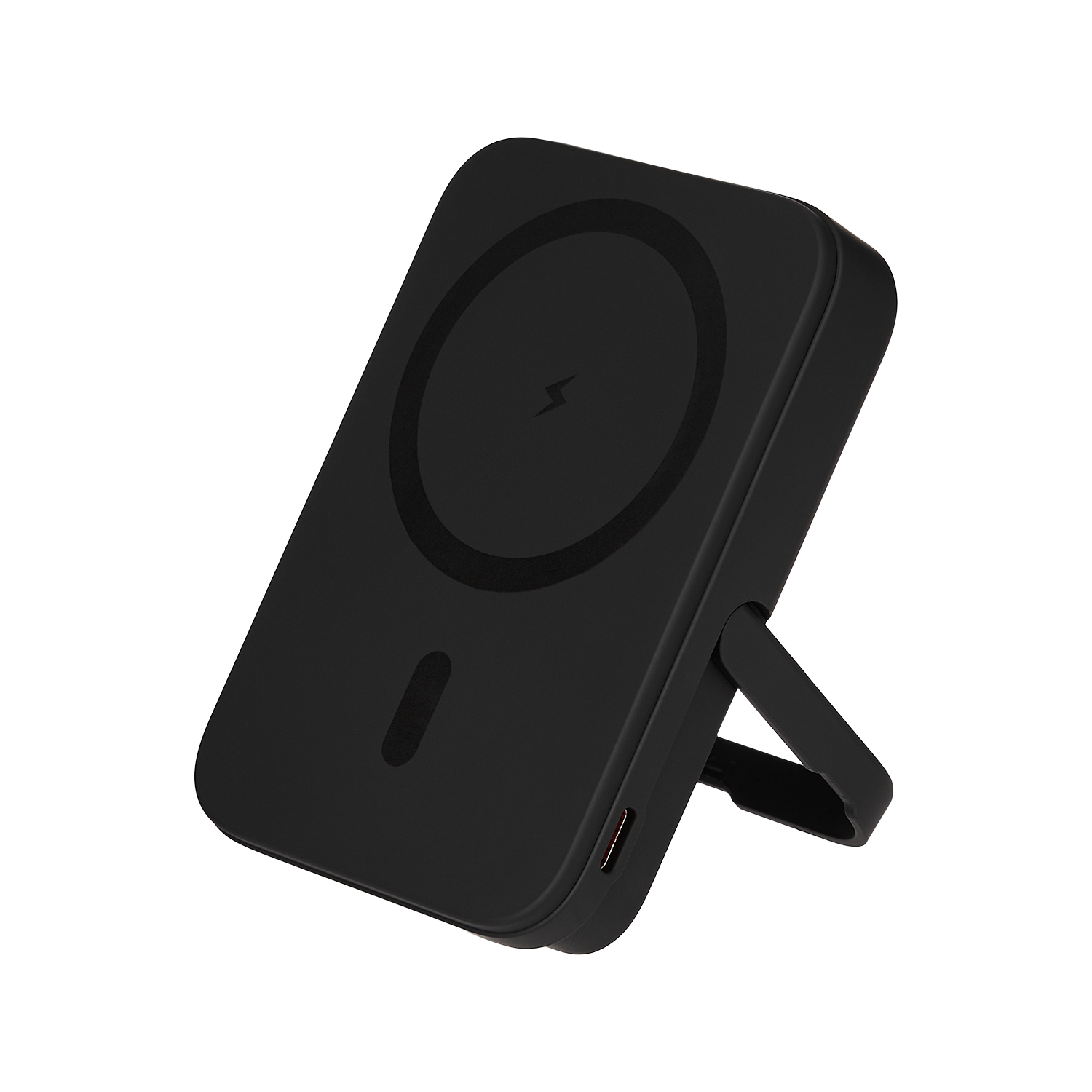 Внешний аккумулятор Юнион PD (Union PD) 10000mAh с функцией беспроводной зарядки 15W, черный