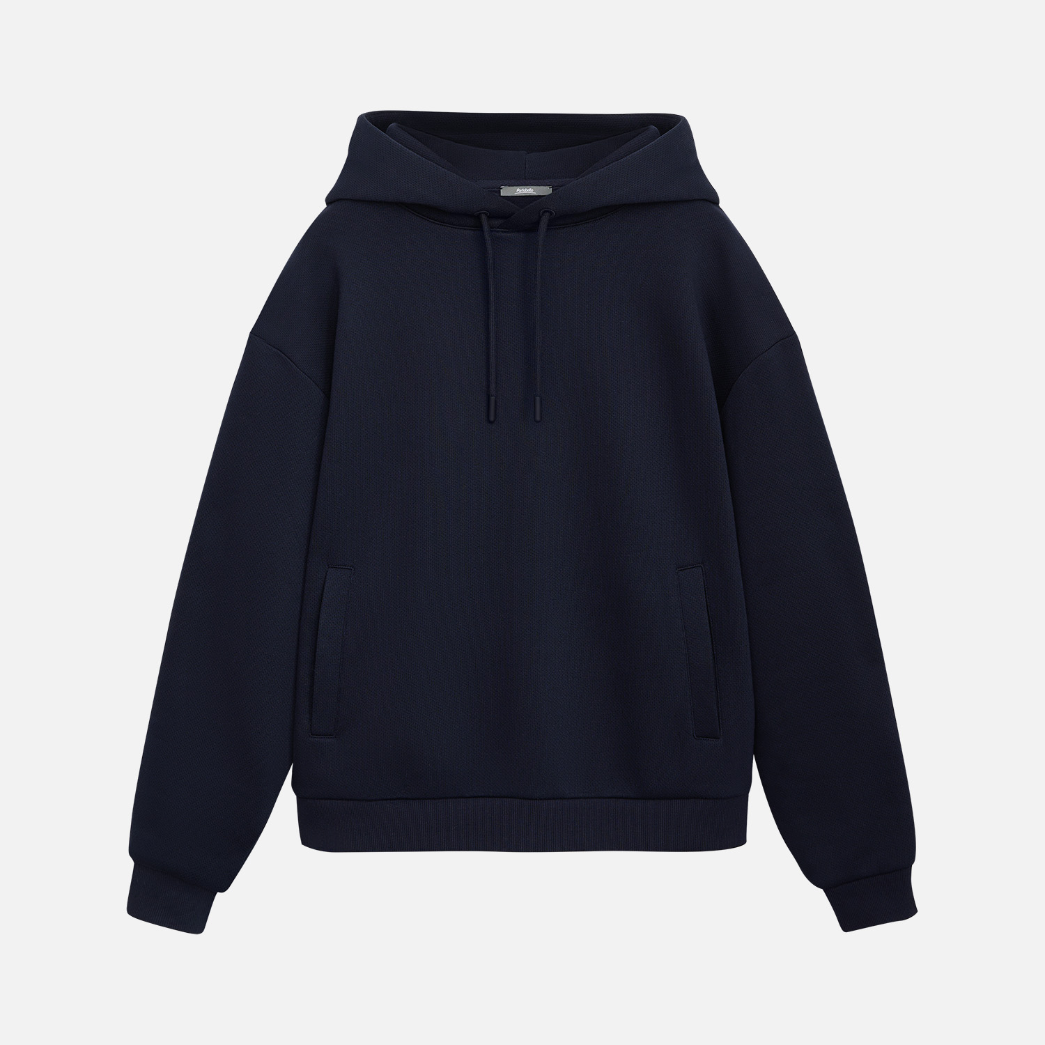 Худи релакс унисекс Баланс (Balance), с начесом, синий, размер 3XL/4XL