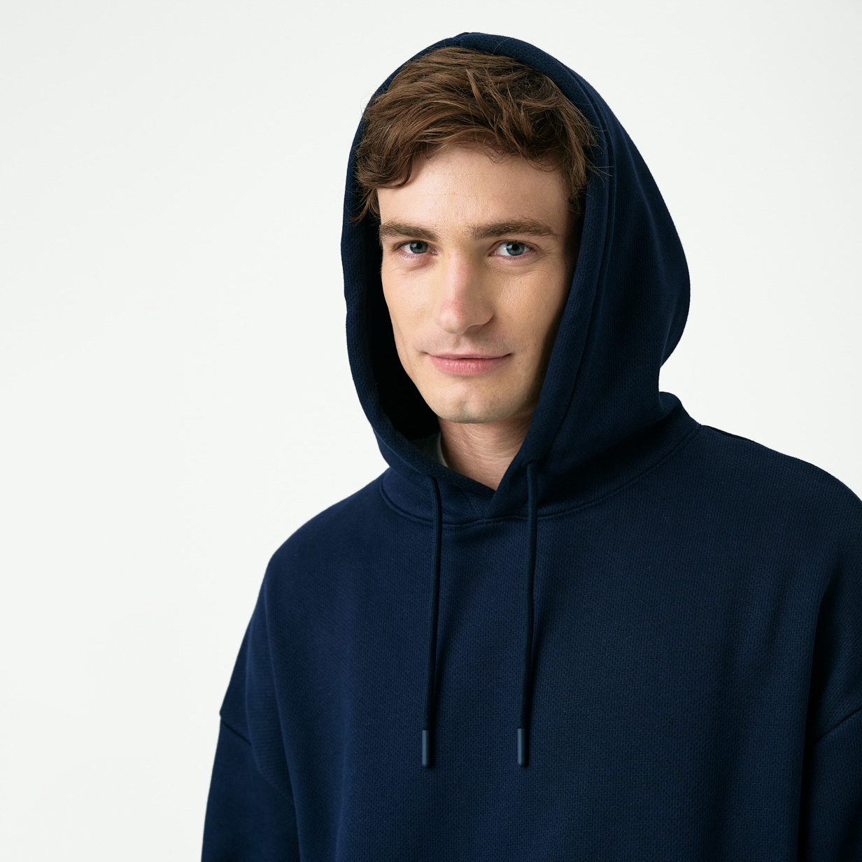 Худи релакс унисекс Баланс (Balance), с начесом, синий, размер 3XL/4XL