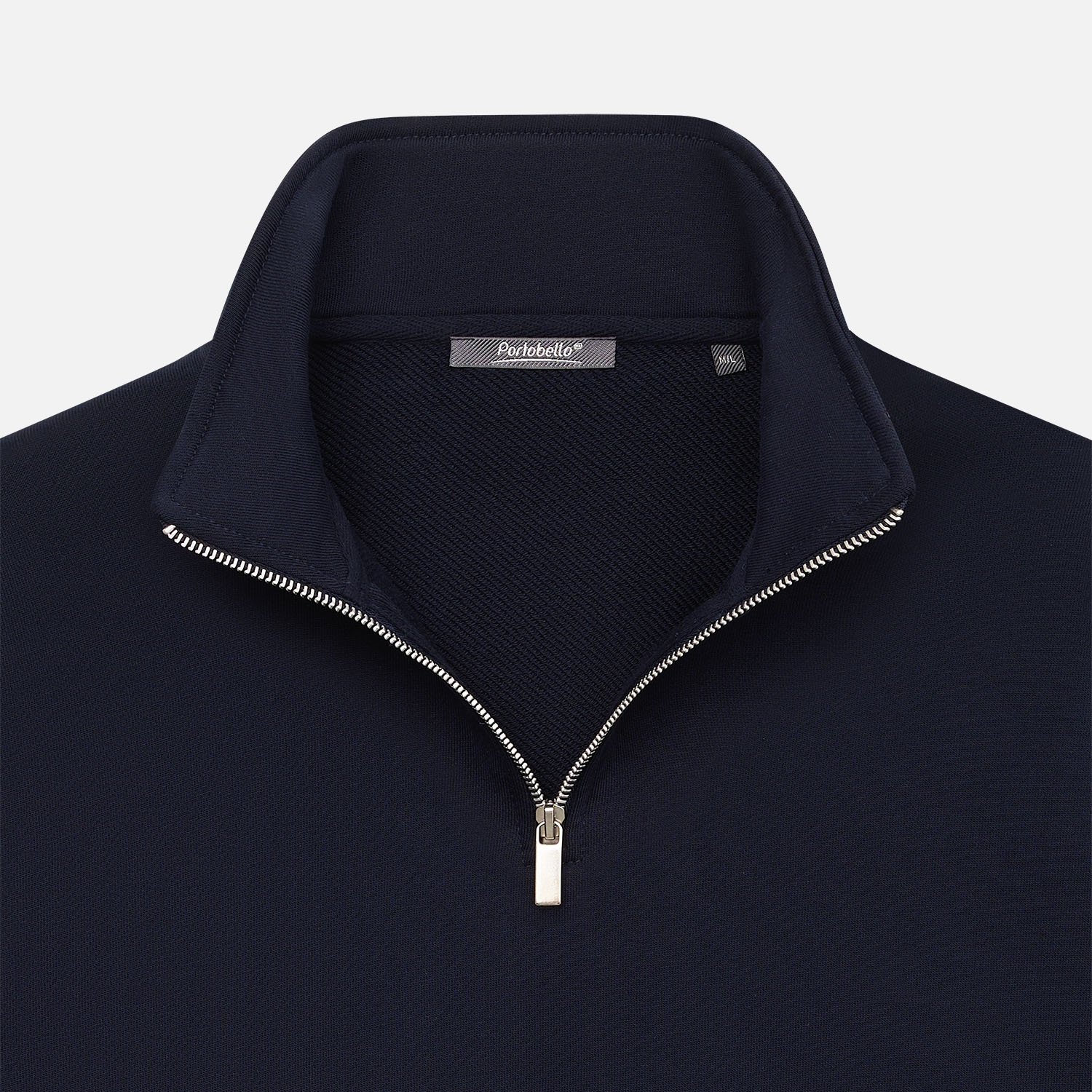 Толстовка на молнии унисекс Флоу (Flow), темно-синяя, размер 5XL/6XL